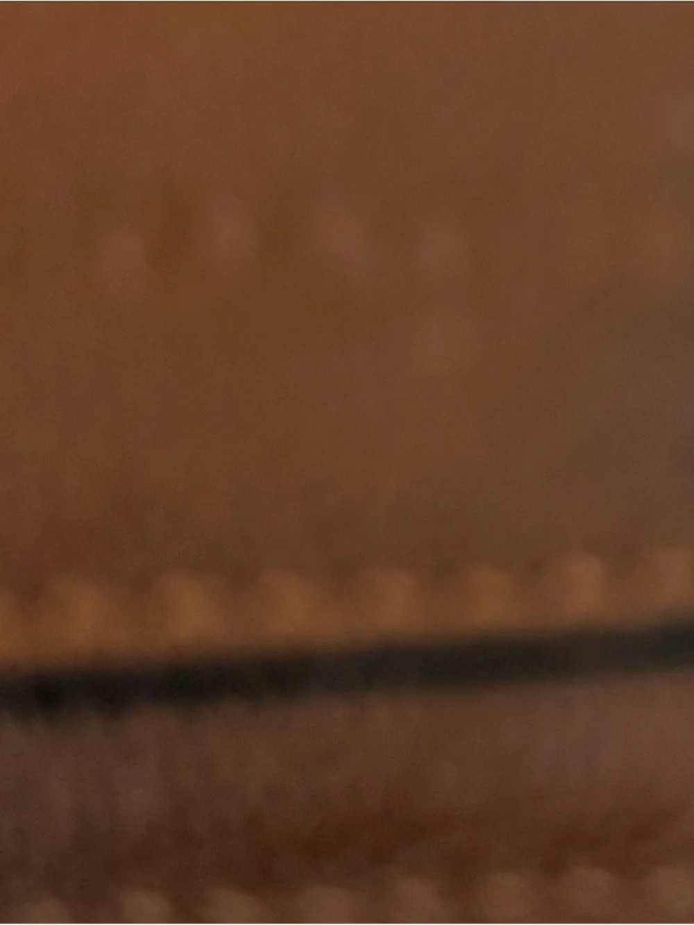 Coach Brown Wallet with Navy and Cream Stripes